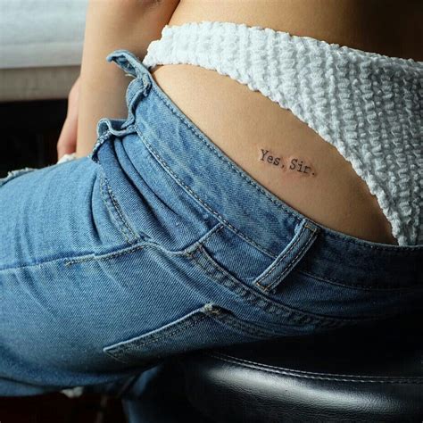 hip bum tattoo small|Hip tattoo small